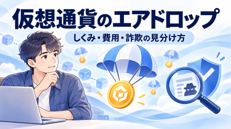 仮想通貨エアドロップの仕組みと費用・詐欺の見分け方