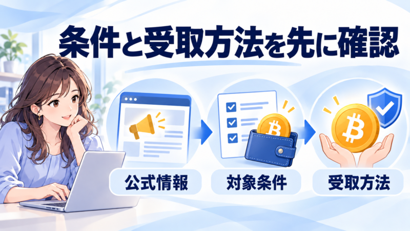 公式情報・配布条件・受取方法を確認する流れ