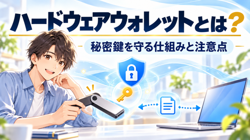 ハードウェアウォレットの仕組みと注意点