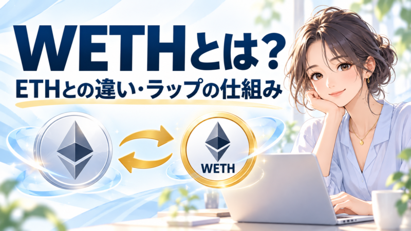 WETHとETHの違いとラップの仕組み